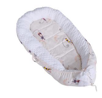 Animal pattern prevent fall baby bed
