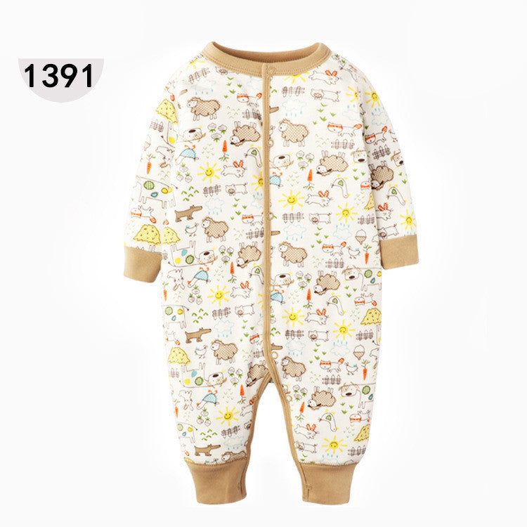 Double-layer baby one-piece baby clothing