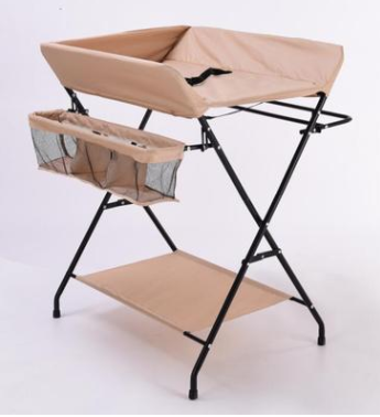 Foldable portable baby diaper table