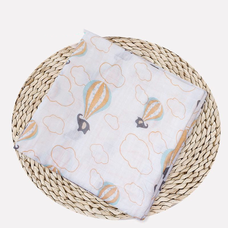 Wrapped Towel Baby Bath Towel 120x120 Newborn Swaddle Towel