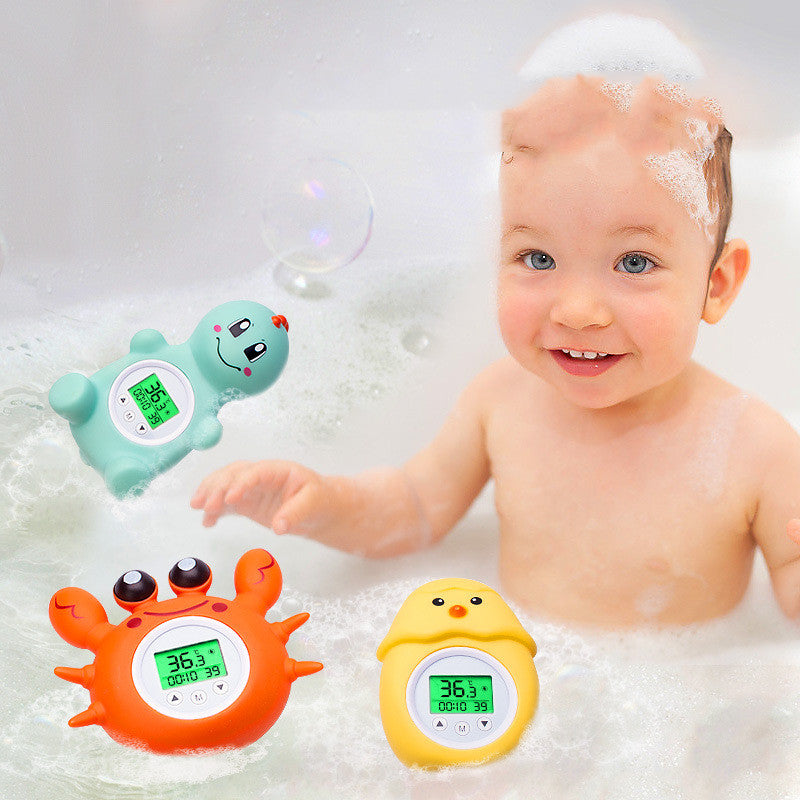 Baby Indoor Thermometer Waterproof Bath Silicone