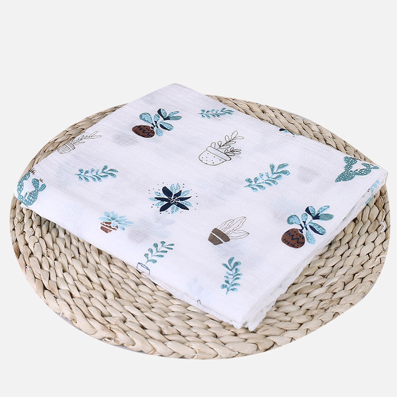 Wrapped Towel Baby Bath Towel 120x120 Newborn Swaddle Towel